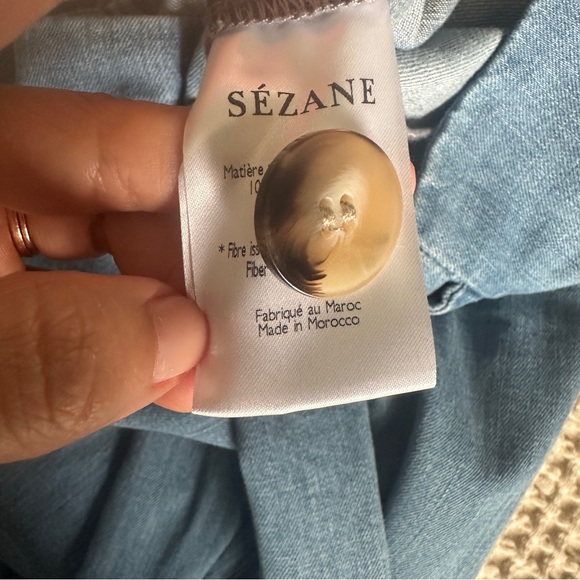 Sézane Armando Denim Trousers size 36 - Picture 10 of 11